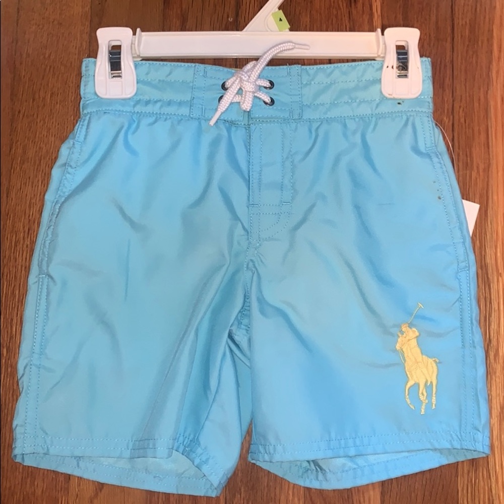 Boy’s Polo by Ralph Lauren Blue Swim Trunks